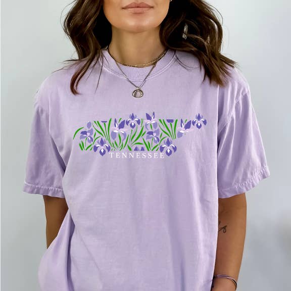 Iris Tennessee Premium T-Shirt, Orchid