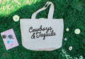 Western Tote Bag, Cowboys, Tequila, Gift Shop Accessories