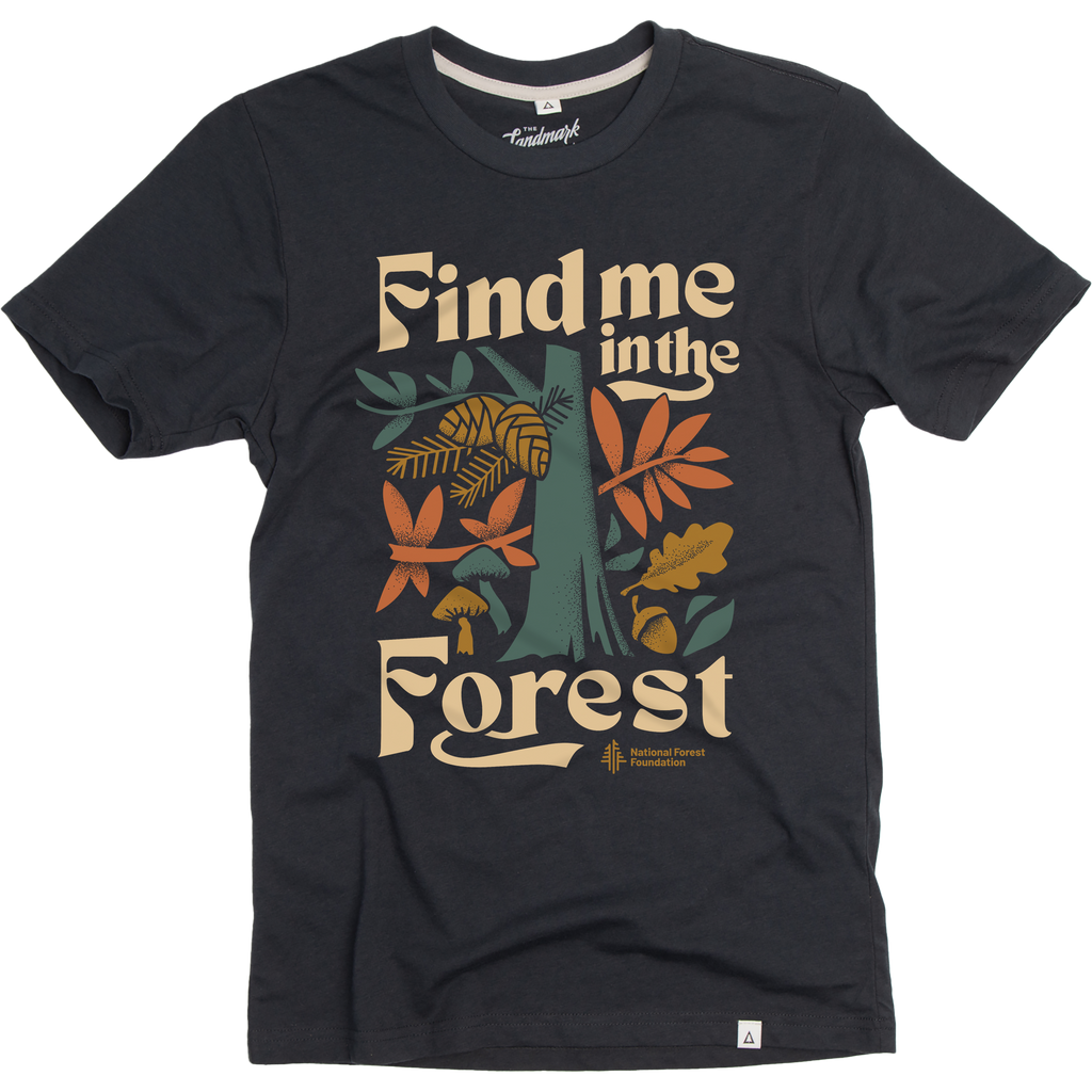 Find Me in the Forest Unisex Short Sleeve Tee