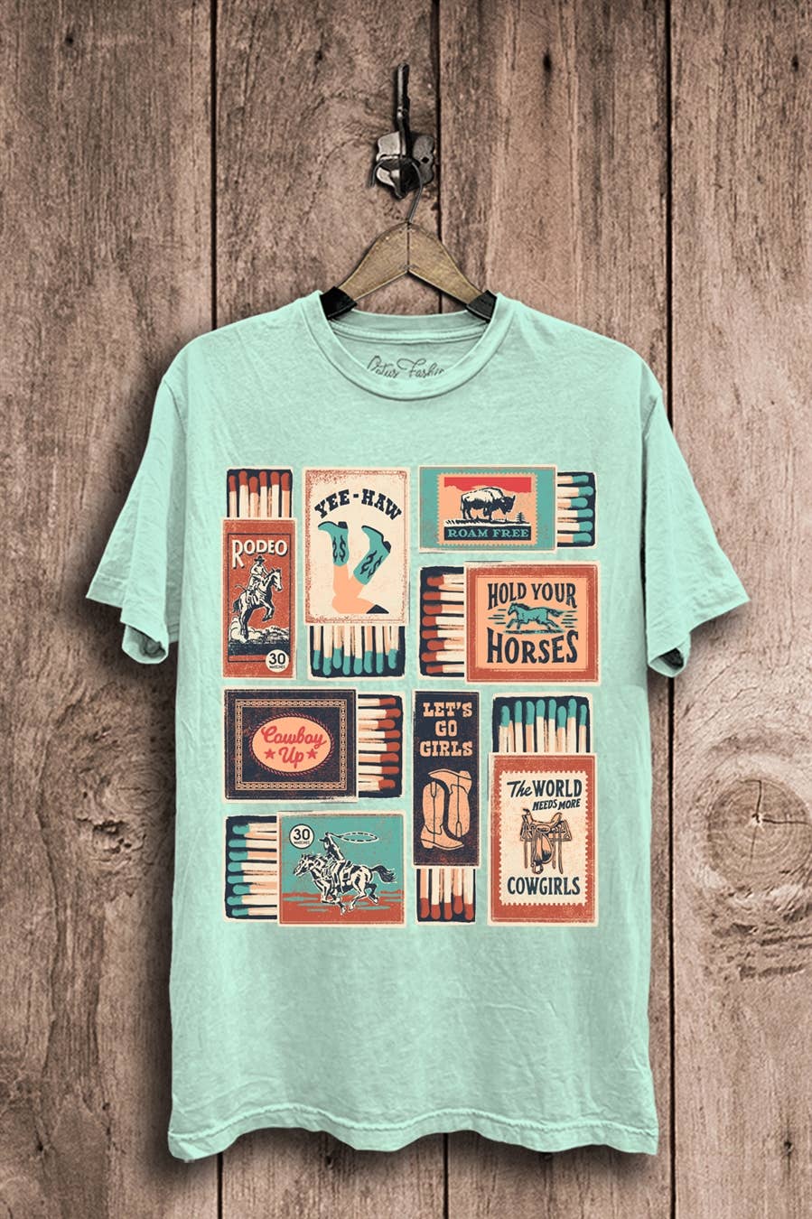Western Matches Graphic Top