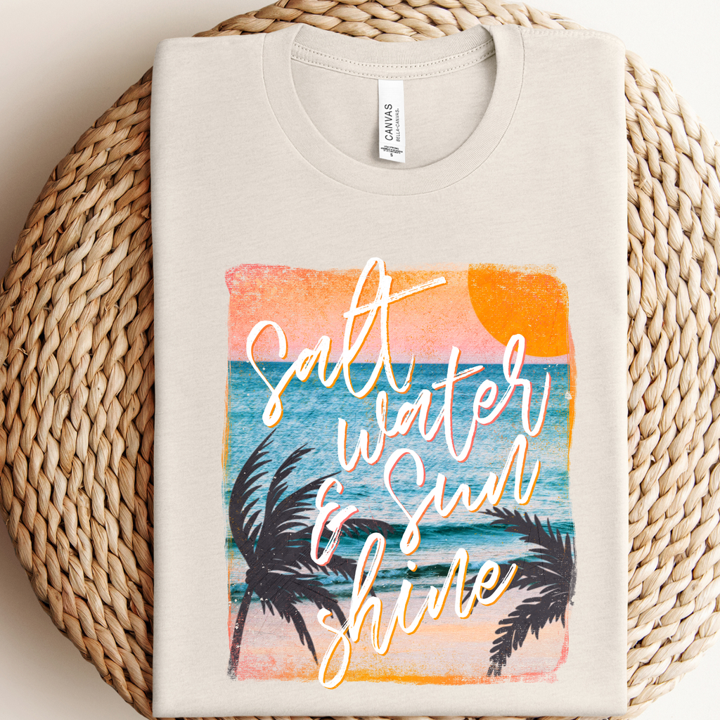 Salt Water & Sunshine Graphic Tee/Crewneck