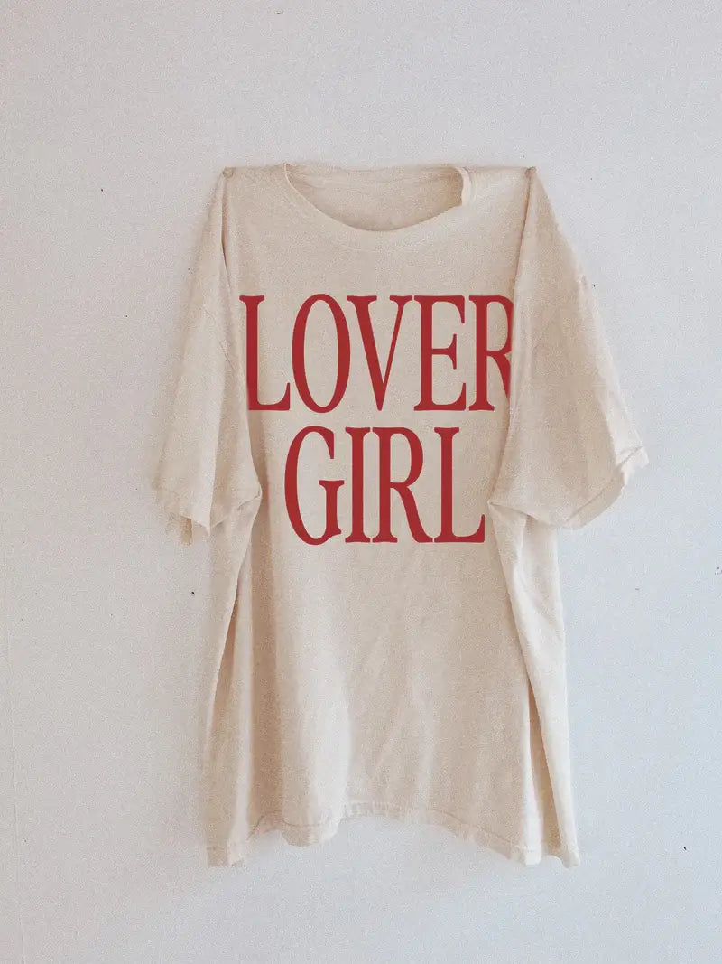 Lover Girl Valentine Tee - Ivory
