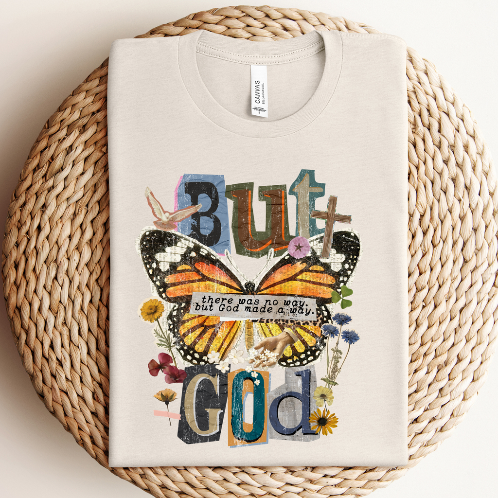 Boho Religious Butterfly Graphic Tee