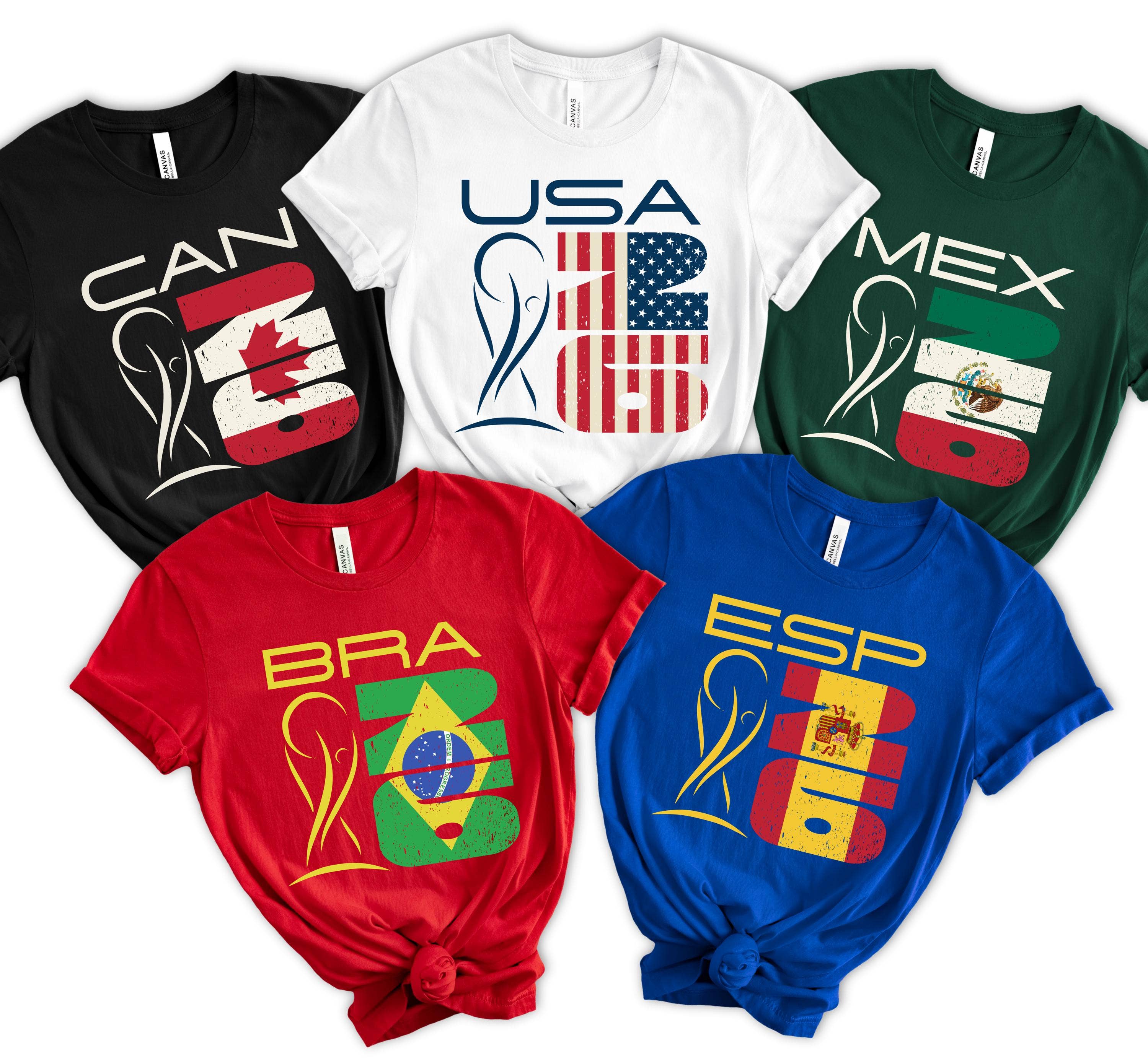 International 2026 World Soccer Fan Country Tee