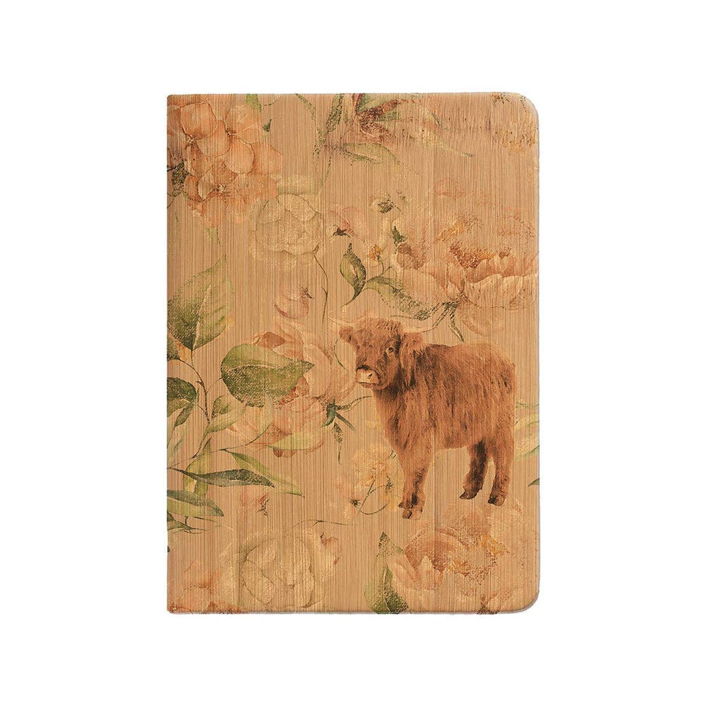 Cow Floral Journal