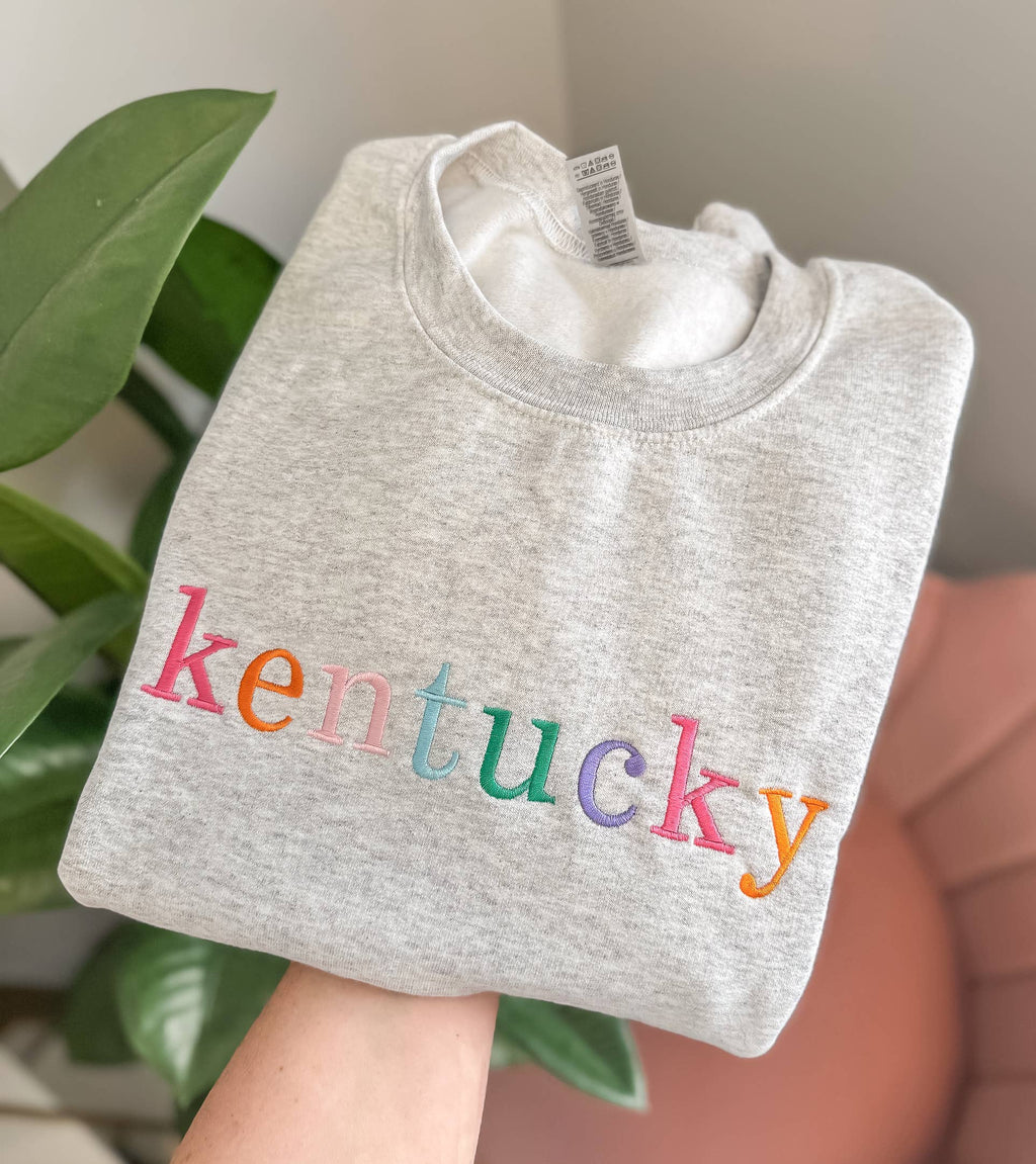 Custom State Sweatshirt, Sweatshirts Custom, Boutique Merch