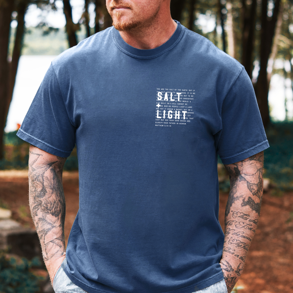 Salt and Light Father's Day Christian Men's Graphic T-Shirt