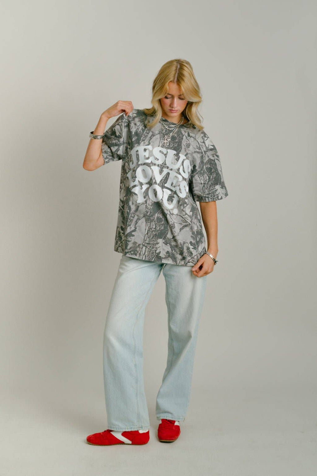 Lmtd || Heavyweight "Midnight Oak" Camo Tee || Oversized