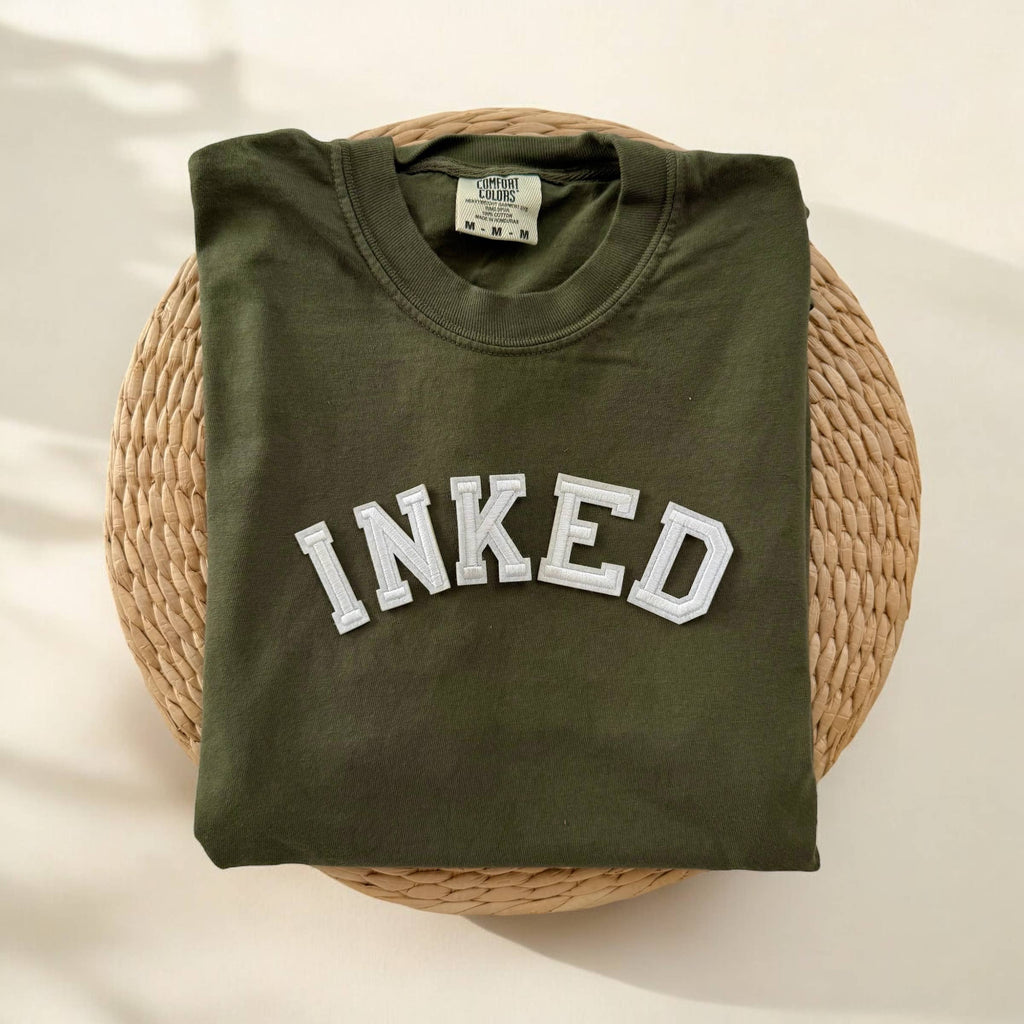 Inked Comfort Colors Short Sleeve Shirt, Tattoo Shirt