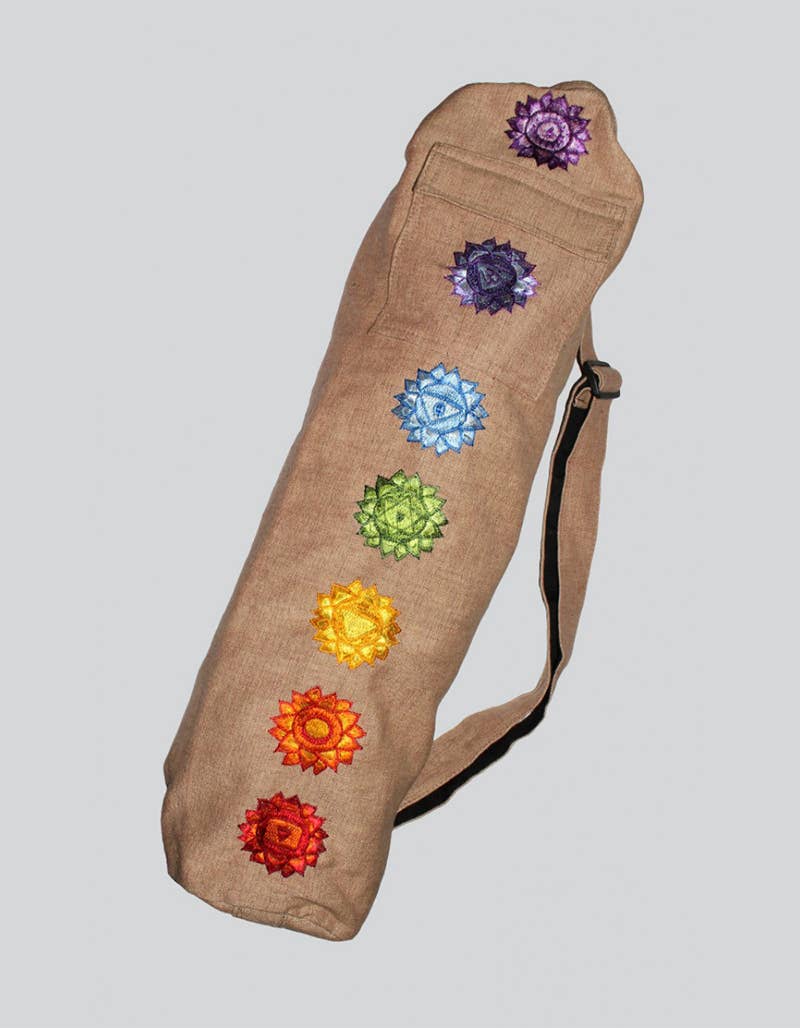 Cotton Fabric 7 Chakras Yoga Bag (Code-470)