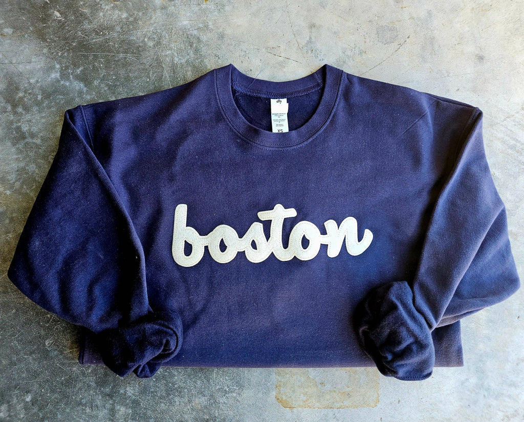 Spring 2026 - the Trailmark - Custom Cut Felt Crewneck