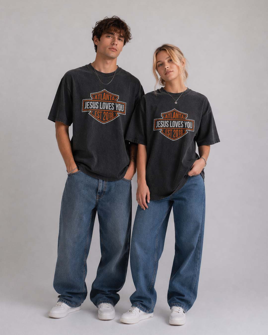 "Vintage Harley" Comfort Colors Tee || Pepper