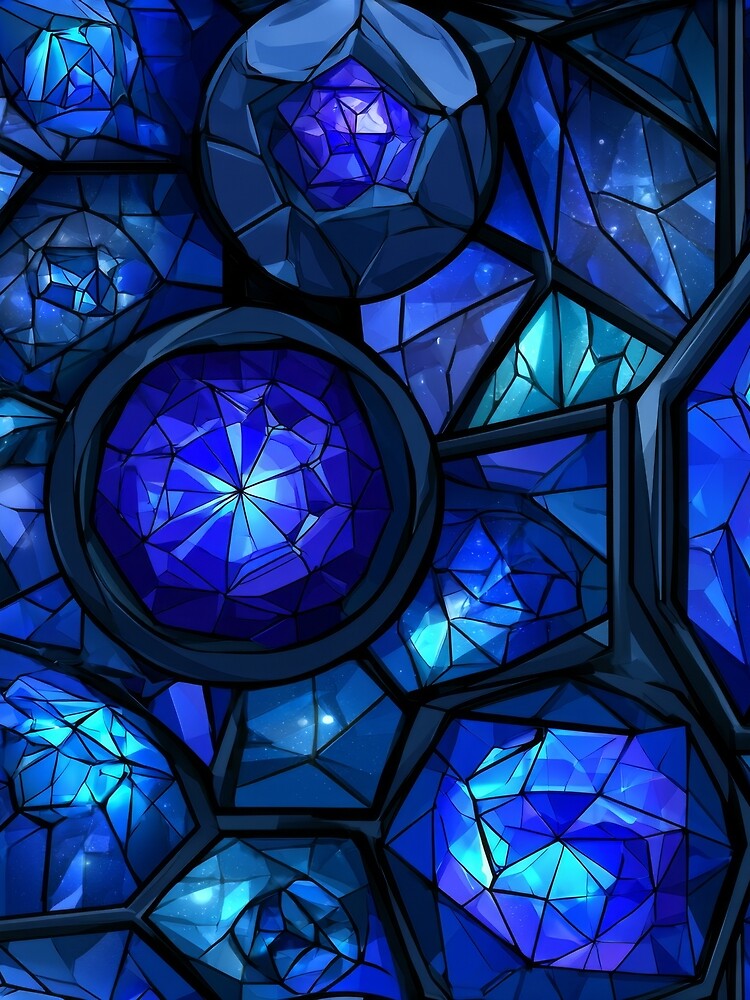 Sapphire Stained Glass by FrostyFrisby
