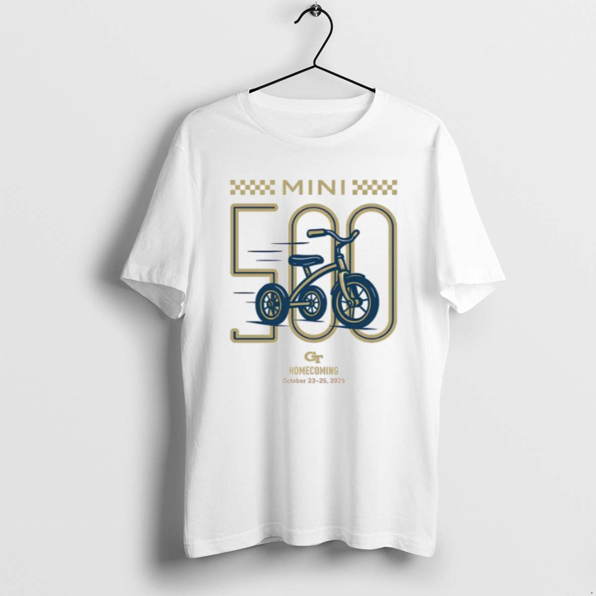 Georgia Tech Mini 500 Homecoming 2025 Men T Shirts