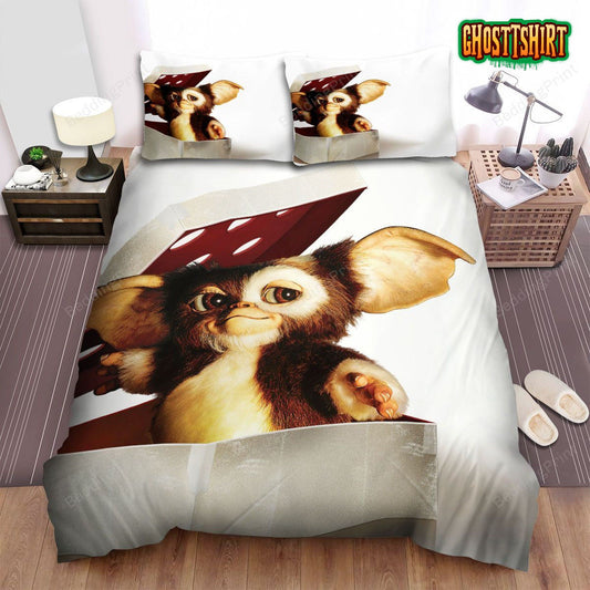 Gremlins White Background Bed Sheets Duvet Cover Bedding Set