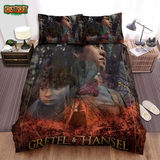 Gretel & Hansel Movie Poster 2 Bed Sheets Spread Comforter Duvet Cover Bedding Set