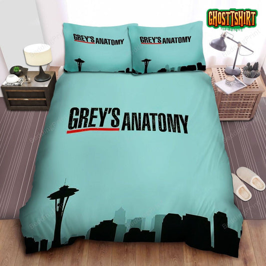 Grey's Anatomy, Artwork Of The Hospital Bed Sheets Duvet Cover Bedding Set