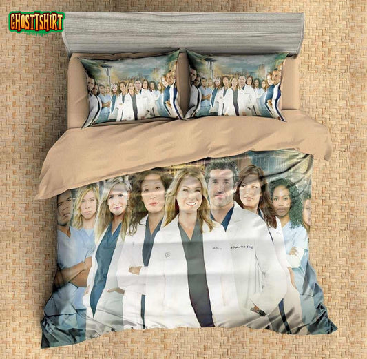 GreyS Anatomy Duvet Cover Bedding Set