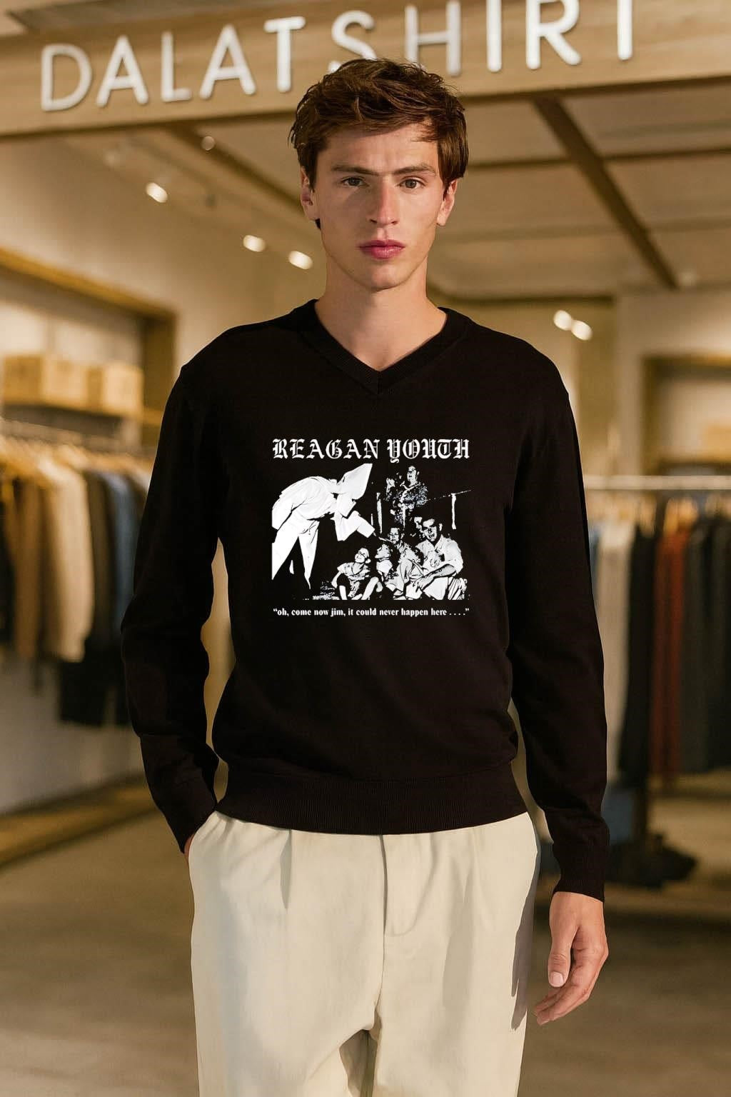 Reagan Youth Oh Come Now Jim It Could Never Happen Here shirt