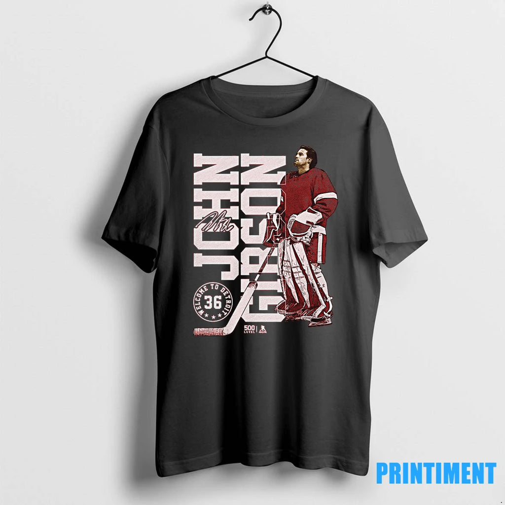 John Gibson T Shirt Detroit Hockey 01 Tshirts Sweater