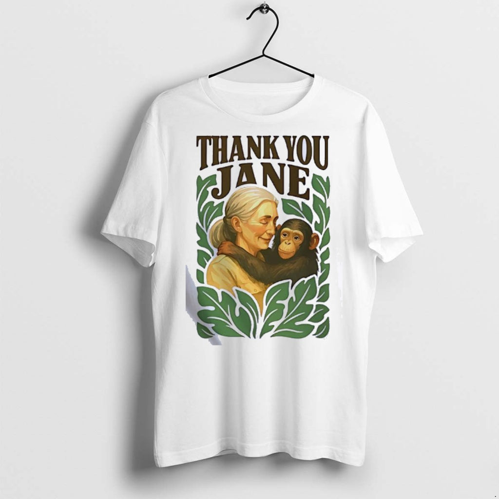 Kcybyyzo Rip Jane Goodall Thank You Jane T Shirts