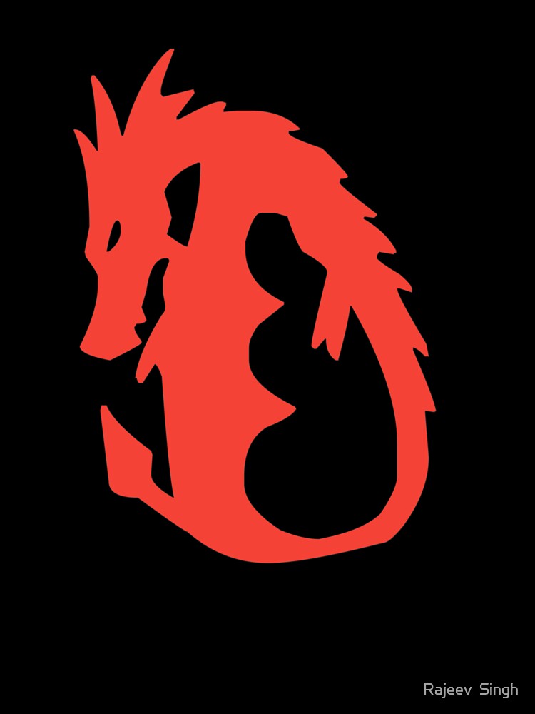 Dragon Initial Monogram D by Rajeev  Singh
