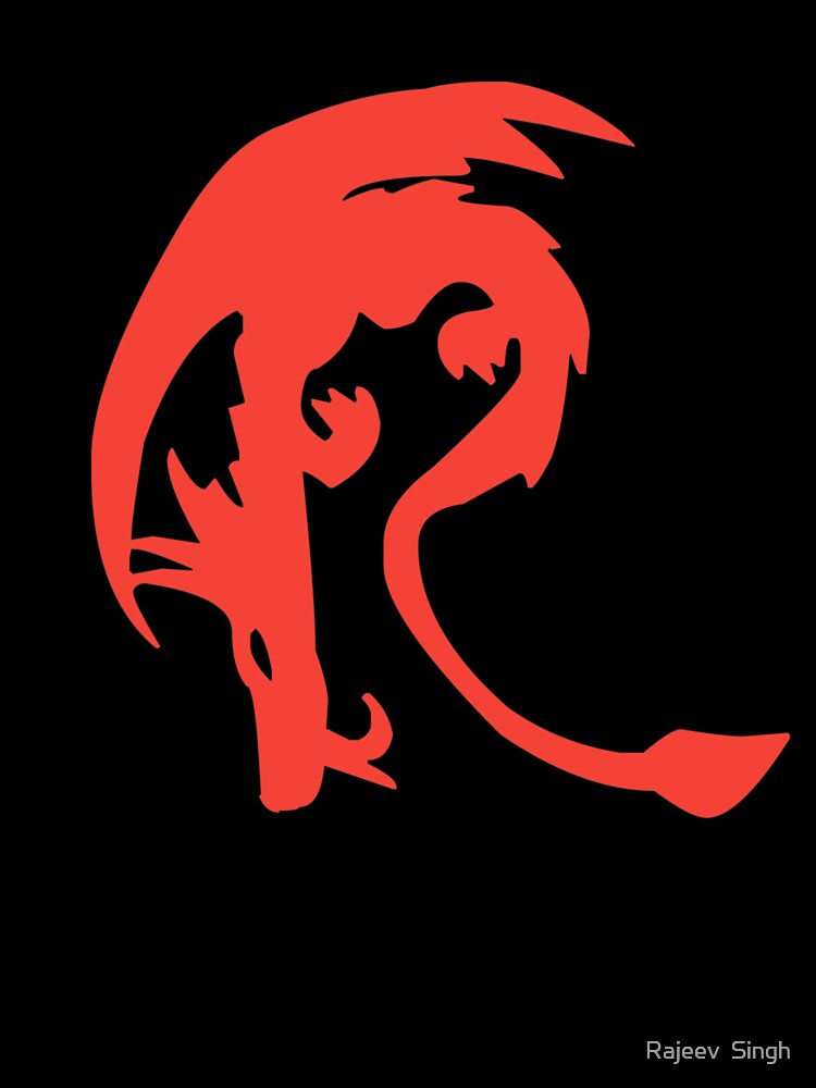 Dragon Initial Monogram R by Rajeev  Singh