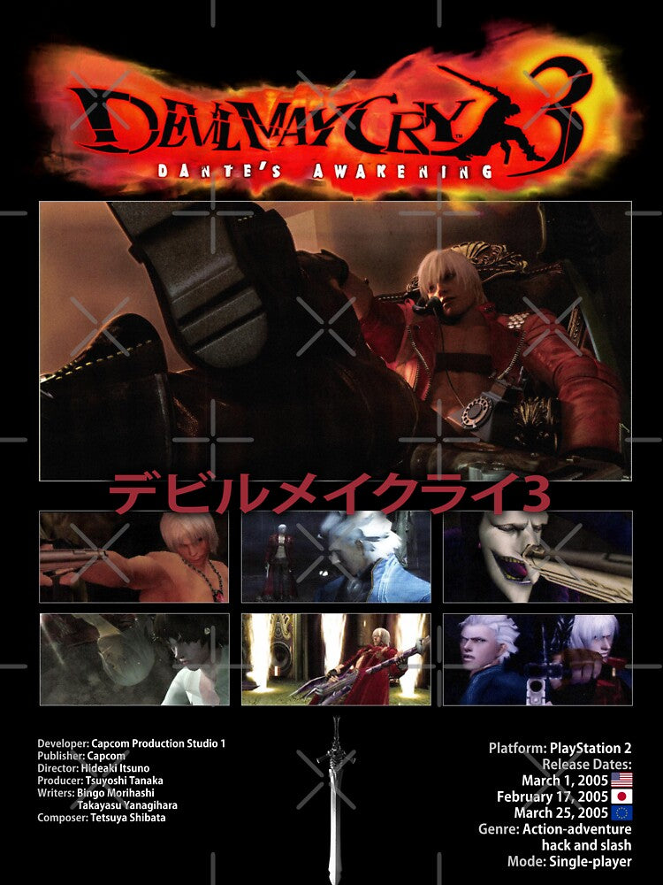 Devil May Cry 3 – Gaming Art by WHAT THE SHIRT