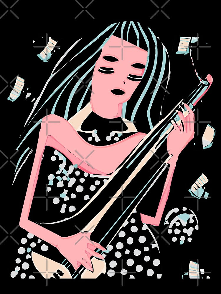 "The Passionate Woman with the Guitar" by FunnyShopGirl