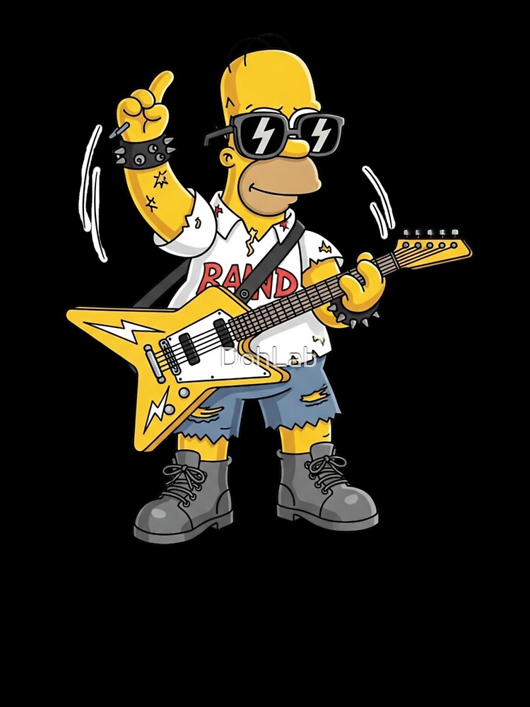 Homer Rock Guitar Punk Rock by DohLab
