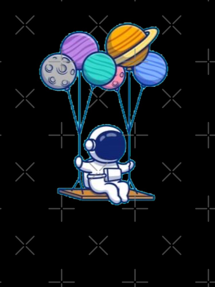 An astronaut swings by the planets.. by ZghoulStore