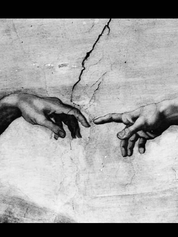Adam, God, touch and life. by jamiestarr