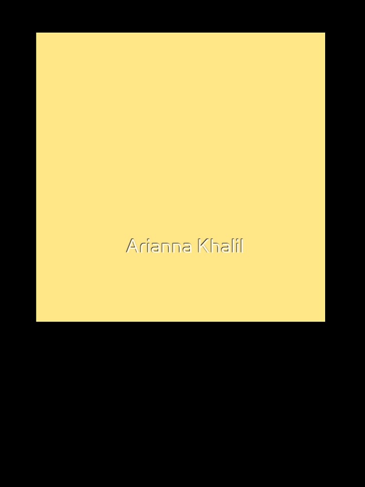 Solid Light Yellow by Arianna Khalil