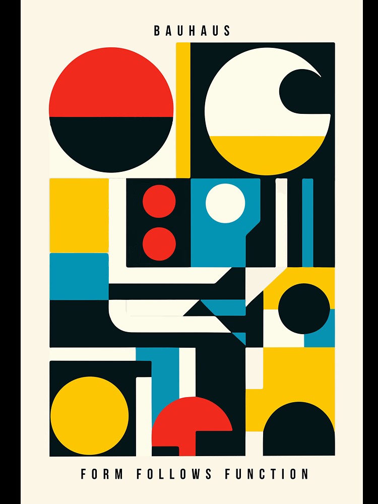 Bauhaus - form follows function by CareofPosters