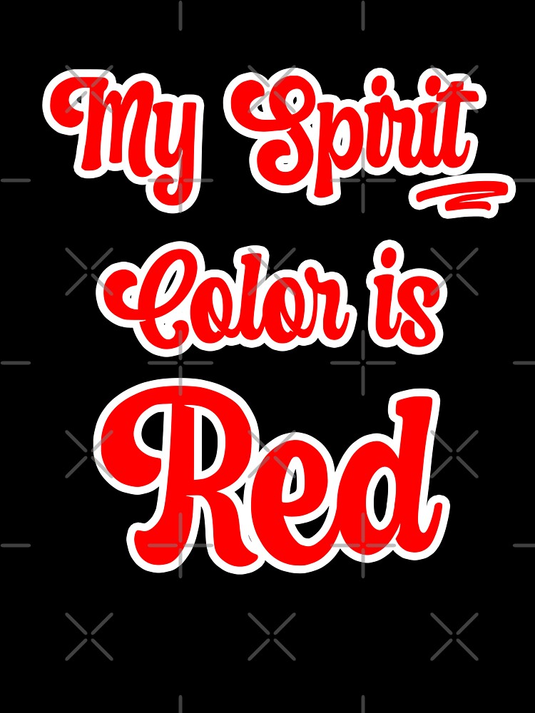 My Spirit Color is Red - Cool plain color spirit colours designed by ozcushions by ozcushions
