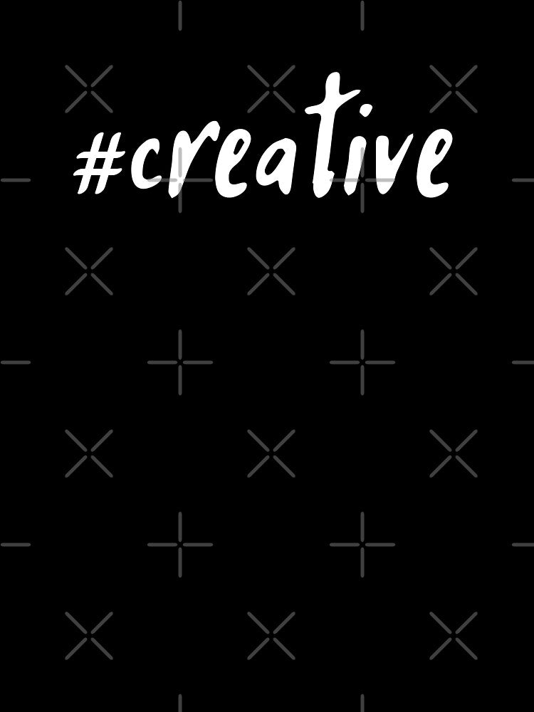 Creative Word Typography Black and White Minimalist Hashtag by SoccaTamam