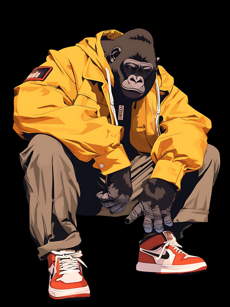 Streetwear Gorilla Urban Style by bapupa