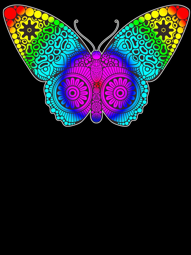 Rainbow Butterfly by Fairyjam
