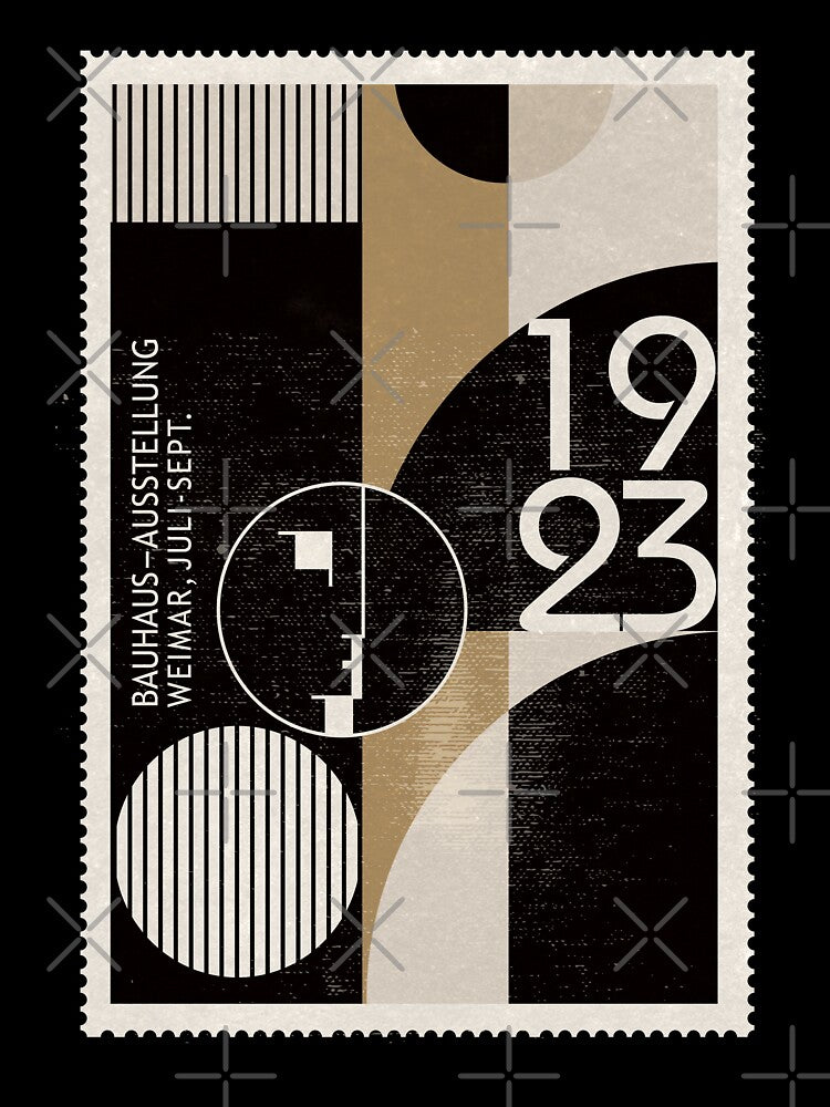 Bauhaus Retro Art by SurfolioPrints