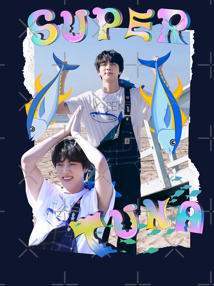 Super Tuna Collage: Fun BTS Jin Tribute by AJUNICE STUDIO