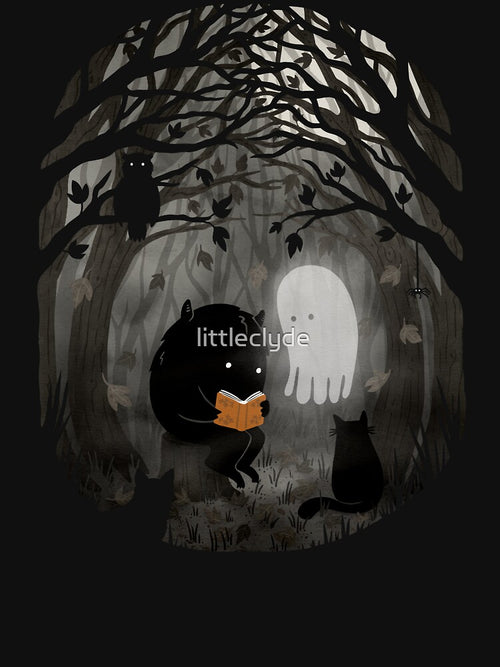 A Quiet Spooky Spot (Book Reading Monster) by littleclyde