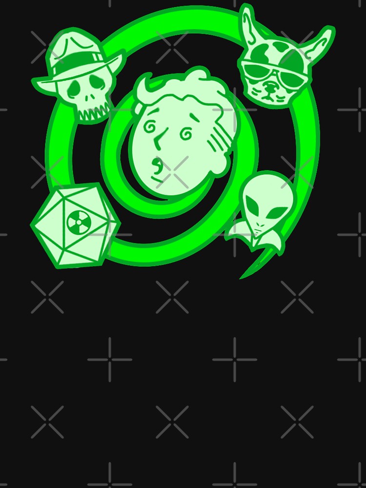 The Wild Wastelanders Trait Icon - "Geiger Counter Green" by Wild Wastelanders