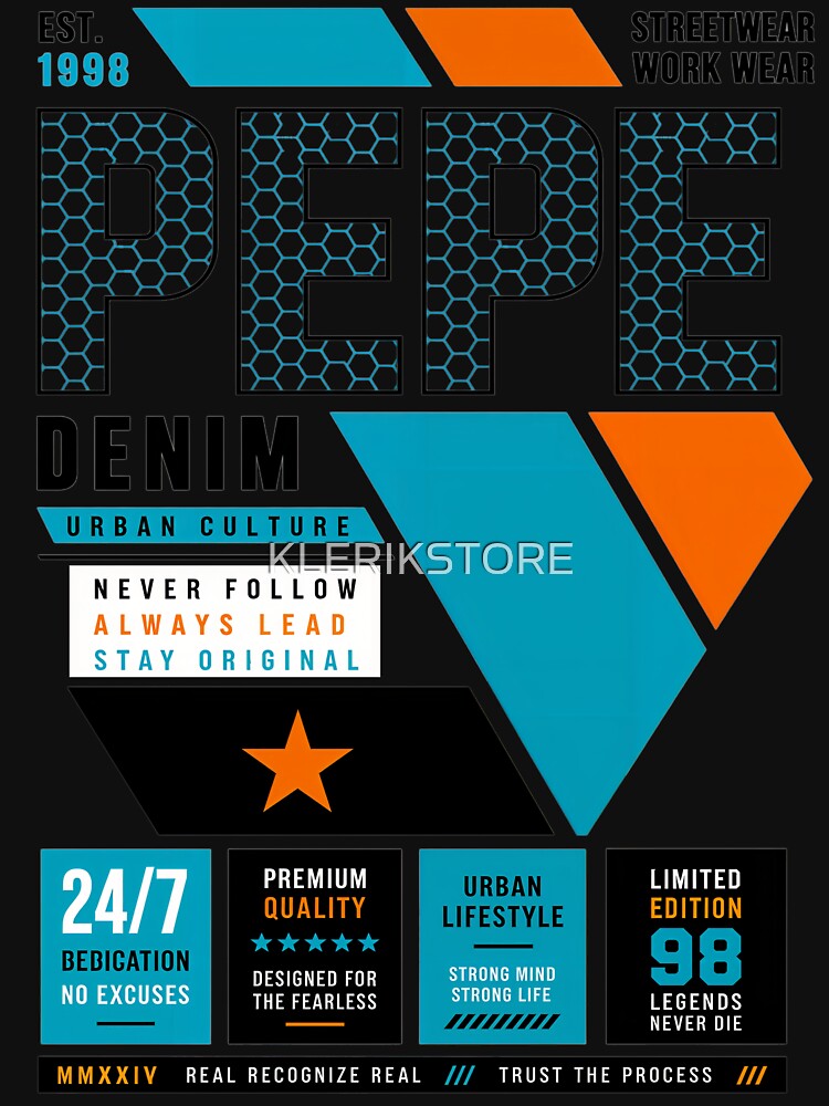 Denim Urban Culture Streetwear Work wear by KLERIKSTORE