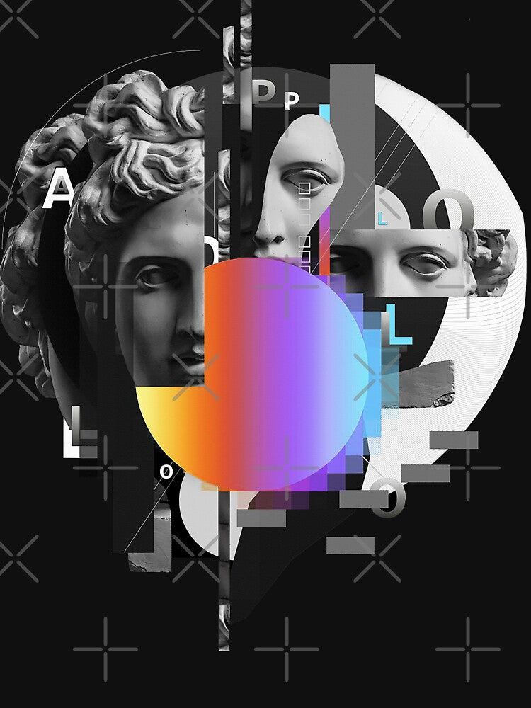 Greek Vaporwave Aesthetic Angel by OWLvision33