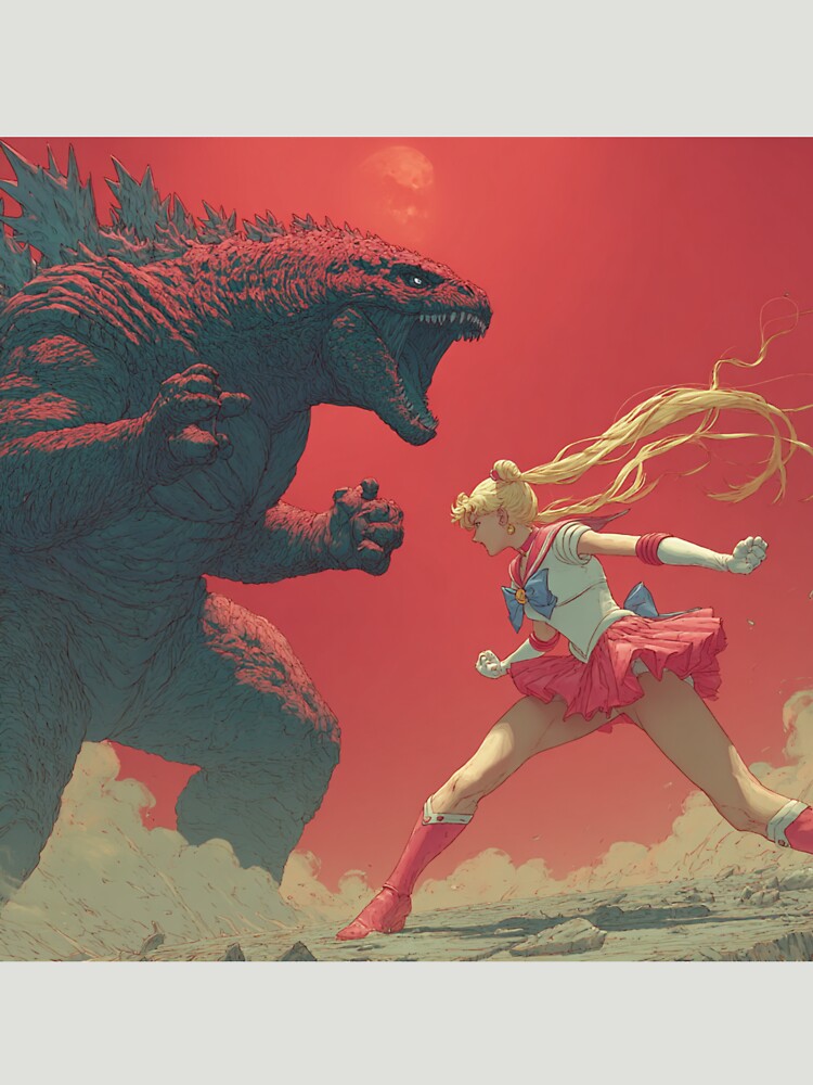 Moon vs. the Leviathan by pastel.moonwave