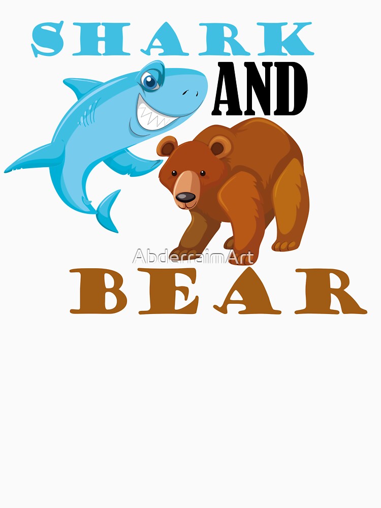 Fierce Shark and Bold Bear by Abderraim