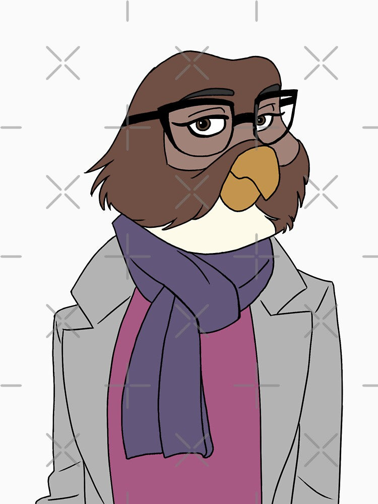 Stylish Owl Lady by pheebstheartist