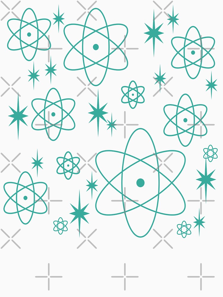 Atomic Starlight - Retro Shape Patterns - Vintage 1950s by CattlettArt