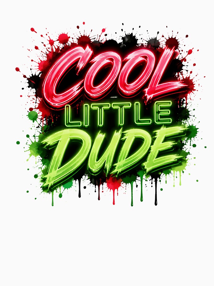Cool Little Dude Neon Graffiti Art by DemDonTe