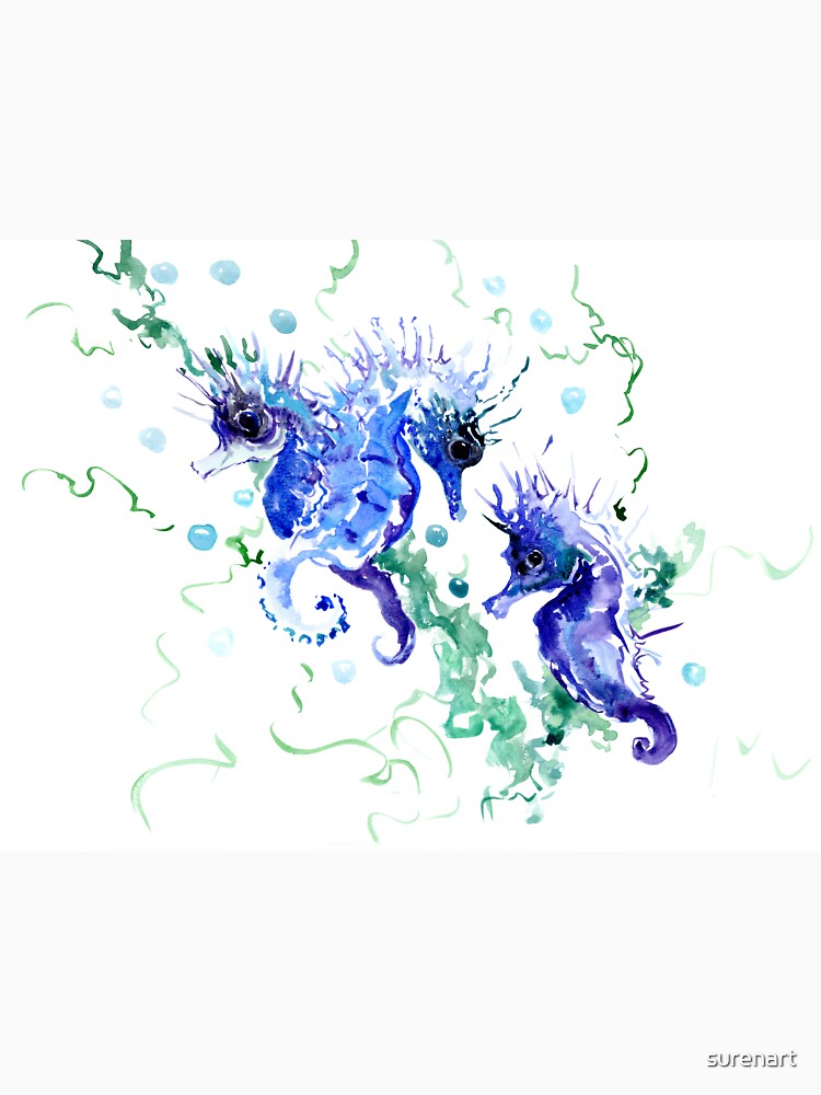 Blue Seahorses by surenart